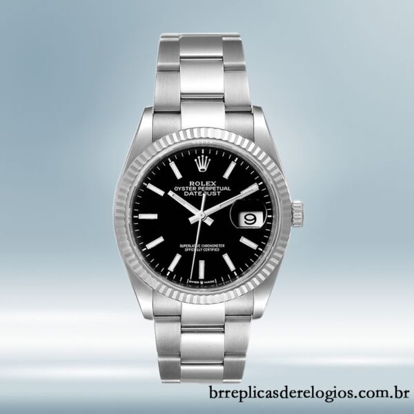 Rolex Datejust 126234BKSO masculino 36mm pulseira de ostra Automático - Image 2