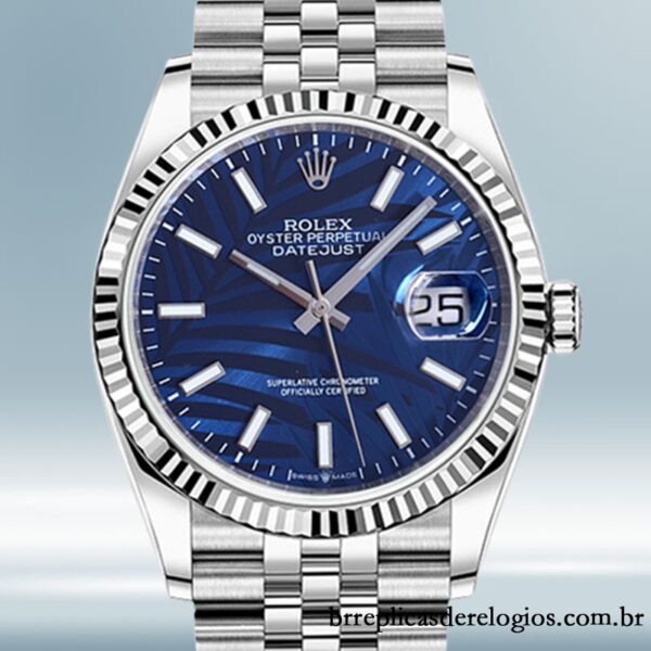 Rolex Datejust 41mm masculino 126234 Pulseira do Jubileu Tom prata
