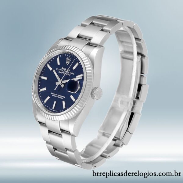 Rolex Datejust 36mm masculino 126234BLSO Automático pulseira de ostra - Imagem 3