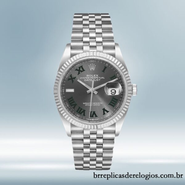 Rolex Datejust m126234-0045 36mm masculino Pulseira do Jubileu - Imagem 2