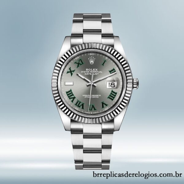 Rolex Datejust m126234-0046 36mm masculino Wimbledon Dial pulseira de ostra - Image 2