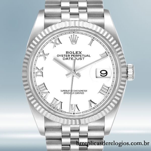 Rolex Datejust 36mm 126234WRJ masculino Pulseira do Jubileu