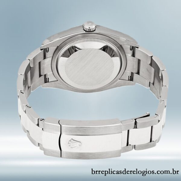 Rolex Datejust 126234WRO 36mm masculino mostrador branco Tom prata - Image 4