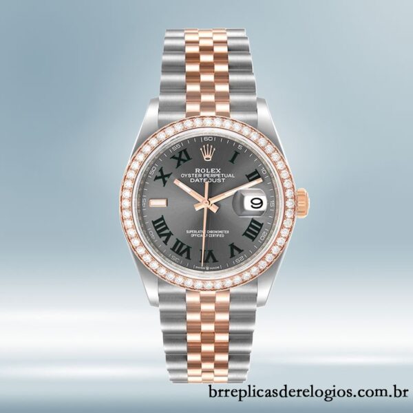 Rolex Datejust masculino 36mm m126281rbr-0017 Automático Mostrador cinza - Image 2