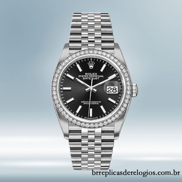 Rolex Datejust m126284rbr-0007 Senhoras 36mm Pulseira do Jubileu Tom prata - Image 2
