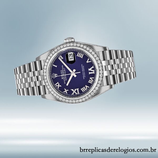 Rolex Datejust m126284rbr-0013 36mm Senhoras mostrador azul - Imagem 3