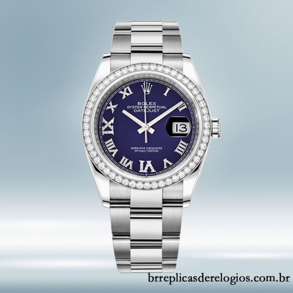 Rolex Datejust Senhoras m126284rbr-0014 36mm mostrador azul Automático - Image 2