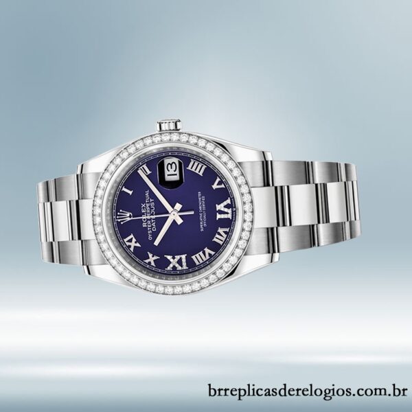 Rolex Datejust Senhoras m126284rbr-0014 36mm mostrador azul Automático - Image 3