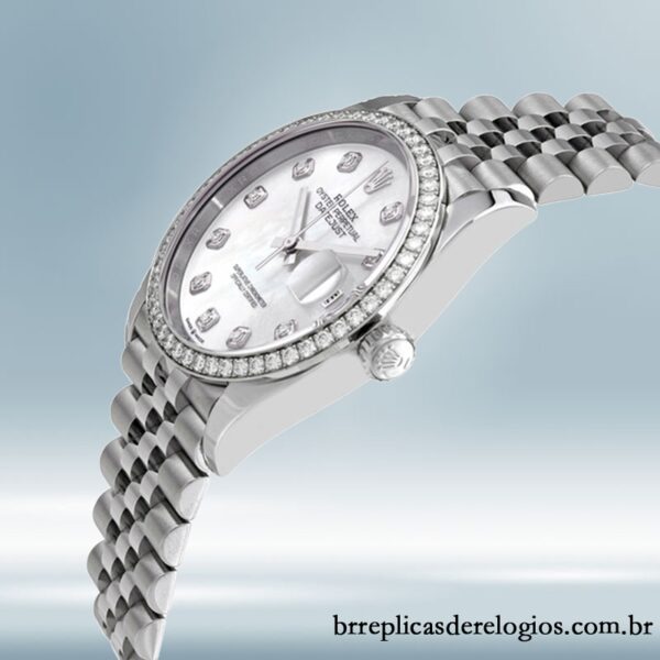 Rolex Datejust m126284rbr-0011 36mm Senhoras Tom prata Pulseira do Jubileu - Image 3