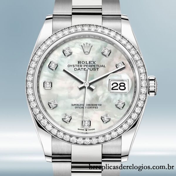 Rolex Datejust m126284rbr-0012 Senhoras 36mm Automático