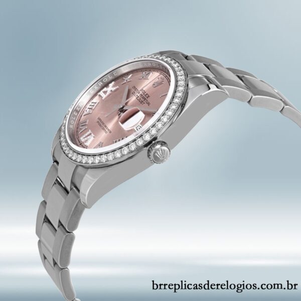 Rolex Datejust m126284rbr-0024 Senhoras 36mm Tom prata pulseira de ostra - Image 3