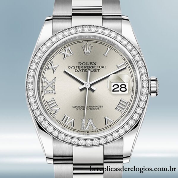 Rolex Datejust m126284rbr-0022 36mm Senhoras Automático pulseira de ostra