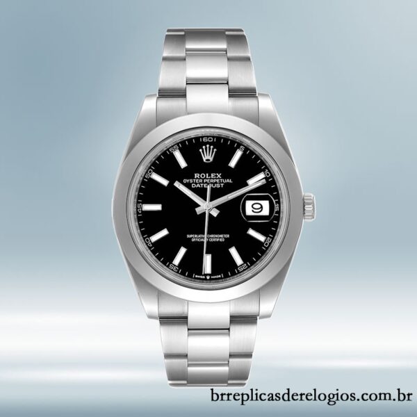Rolex Datejust 41mm m126300-0011 masculino Tom prata - Image 2