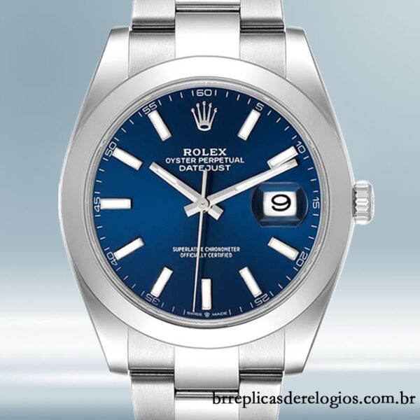Rolex Datejust 41mm masculino m126300-0001 Tom prata pulseira de ostra