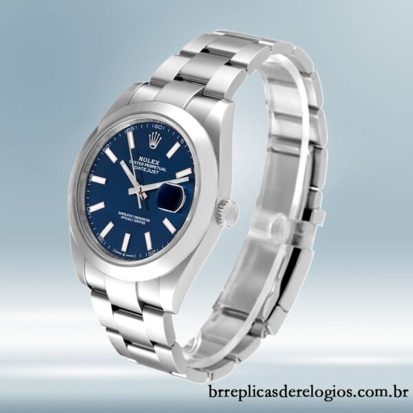 Rolex Datejust 41mm masculino m126300-0001 Tom prata pulseira de ostra - Imagem 3
