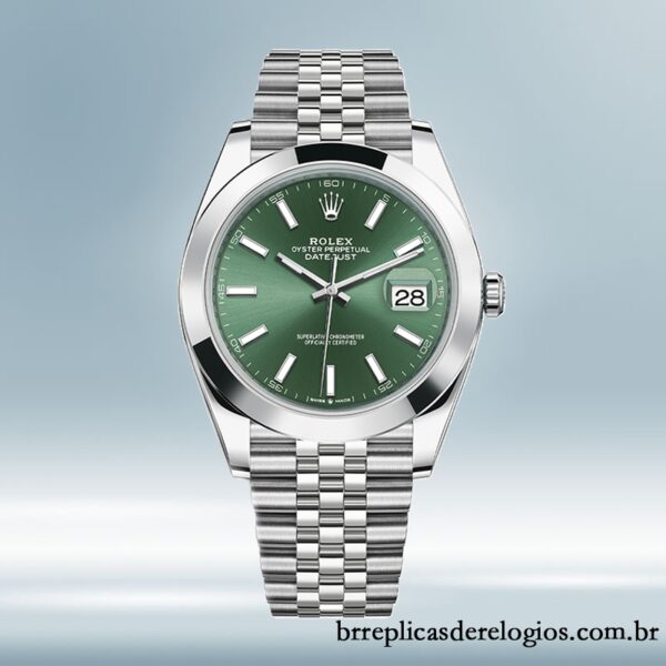 Rolex Datejust 41mm masculino m126300-0020 Mostrador Verde - Image 2