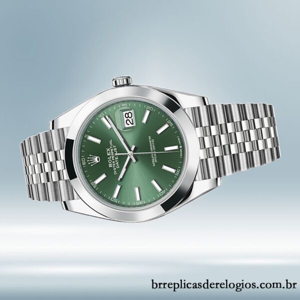 Rolex Datejust 41mm masculino m126300-0020 Mostrador Verde - Image 3
