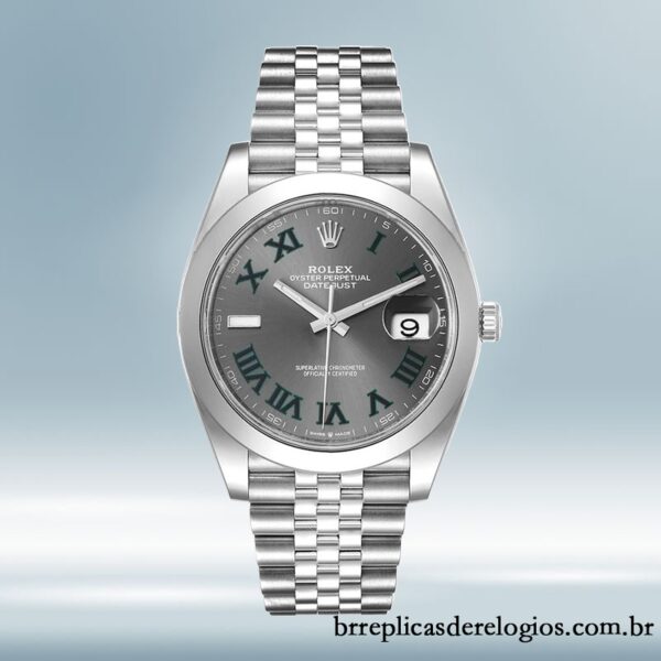 Rolex Datejust m126300-0014 41mm masculino Tom prata Pulseira do Jubileu - Image 2