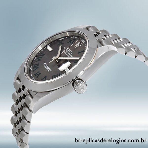 Rolex Datejust m126300-0014 41mm masculino Tom prata Pulseira do Jubileu - Image 3