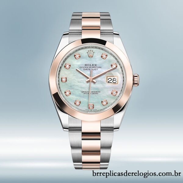 Rolex Datejust 41mm masculino m126301-0013 Automático Mostrador Madrepérola Branca - Image 2