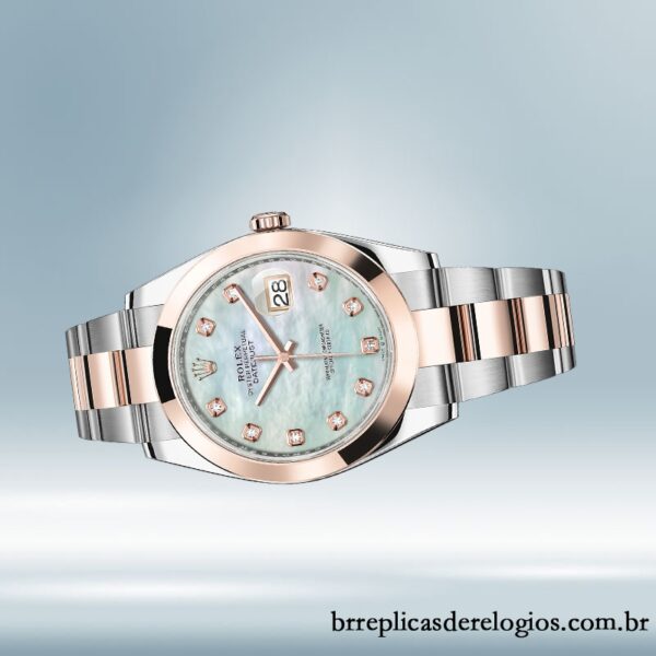 Rolex Datejust 41mm masculino m126301-0013 Automático Mostrador Madrepérola Branca - Image 3