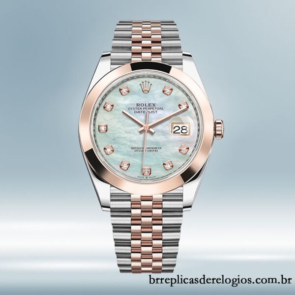 Rolex Datejust 41mm masculino m126301-0013 Automático Mostrador Madrepérola Branca - Image 5