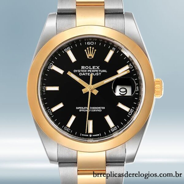 Rolex Datejust 41mm m126303-0013 masculino Tom prata