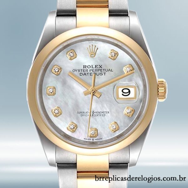 Rolex Datejust m126303-0017 masculino 41mm Automático Mostrador Madrepérola