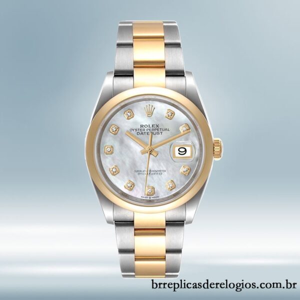 Rolex Datejust m126303-0017 masculino 41mm Automático Mostrador Madrepérola - Imagem 2