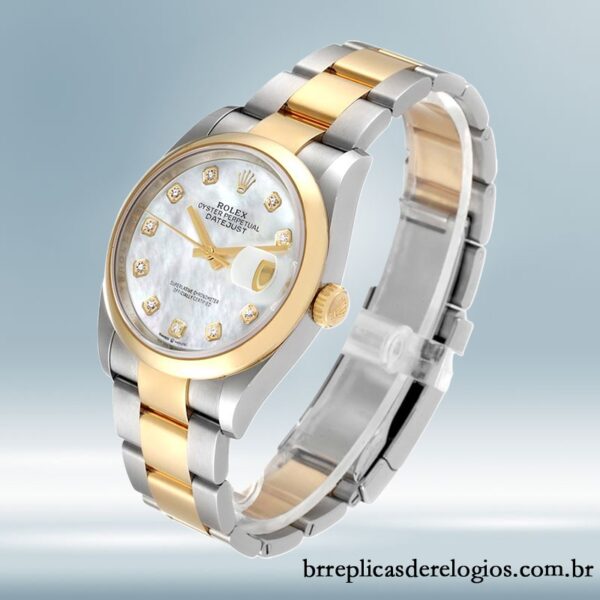 Rolex Datejust m126303-0017 masculino 41mm Automático Mostrador Madrepérola - Imagem 3