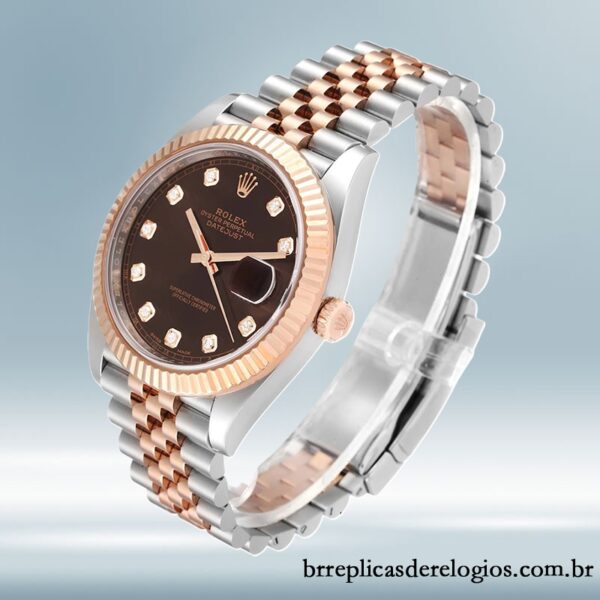 Rolex Datejust m126331-0004 masculino 41mm Mostrador Chocolate - Image 3