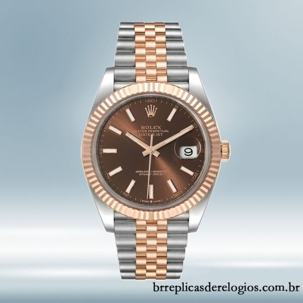 Rolex Datejust 41mm m126331-0002 masculino Automático Tom prata - Imagem 2