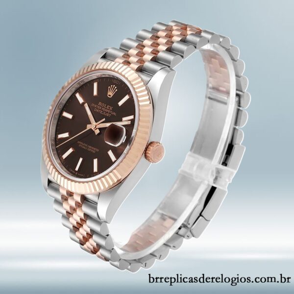 Rolex Datejust 41mm m126331-0002 masculino Automático Tom prata - Imagem 3