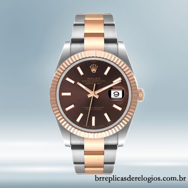Rolex Datejust 41mm m126331-0002 masculino Automático Tom prata - Imagem 5