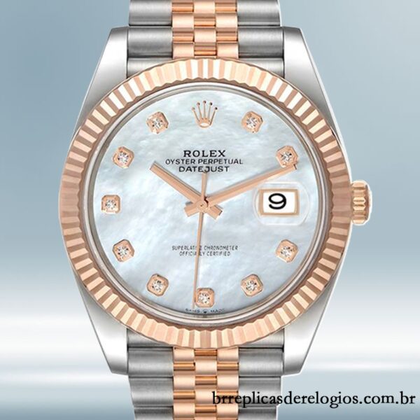 Rolex Datejust masculino 41mm m126331-0014 Automático Pulseira do Jubileu