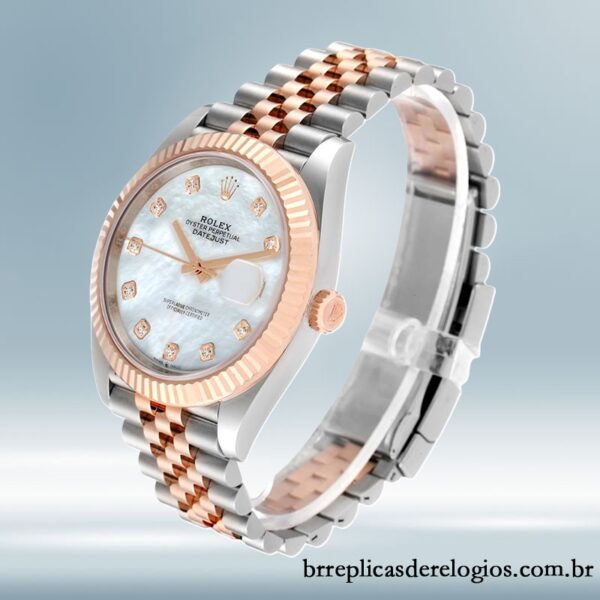 Rolex Datejust masculino 41mm m126331-0014 Automático Pulseira do Jubileu - Image 3
