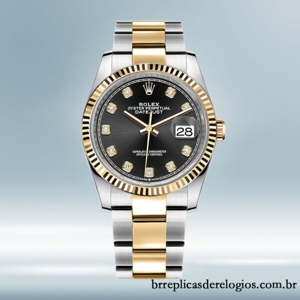 Rolex Datejust m126333-0005 masculino 41mm Pulseira Ostra/Pulseira Jubileu - Image 2