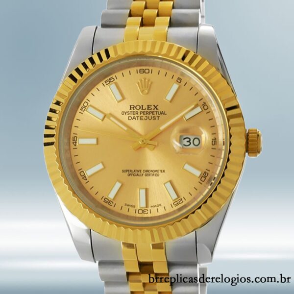 Rolex Datejust 126333CSJ 41mm masculino Pulseira do Jubileu Tom prata