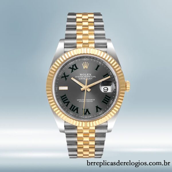 Rolex Datejust masculino 41mm m126333-0020 Tom prata Automático - Image 2