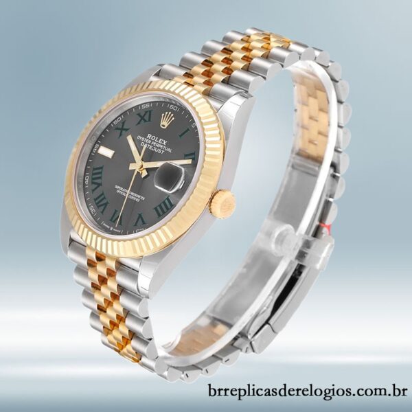 Rolex Datejust masculino 41mm m126333-0020 Tom prata Automático - Image 3