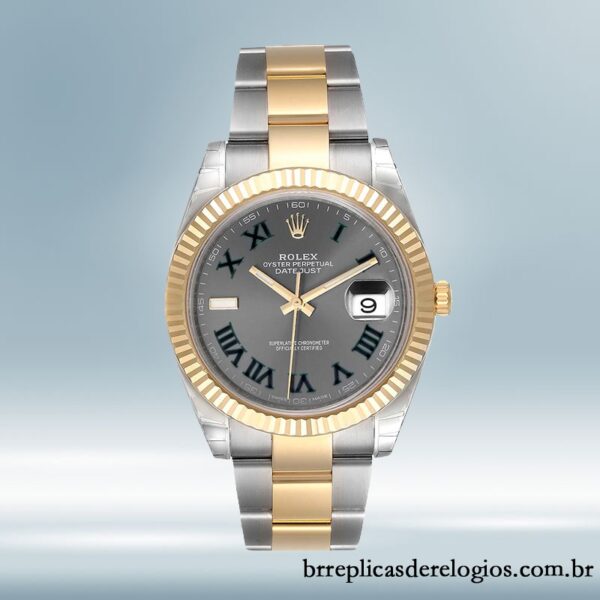 Rolex Datejust 41mm masculino m126333-0019 Wimbledon Dial - Imagem 2