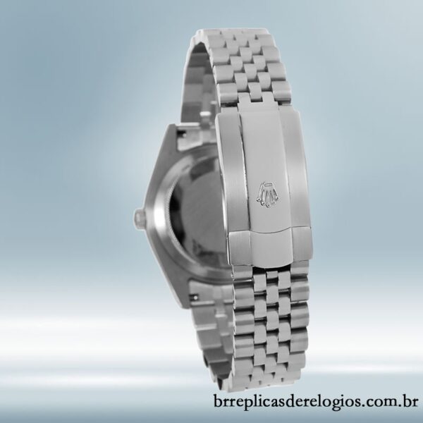 Rolex Datejust 41mm 126334BLDJ masculino Tom prata - Imagem 4