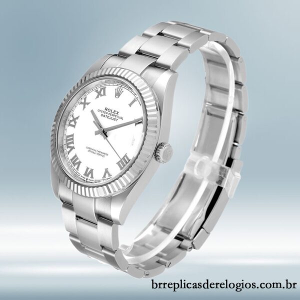 Rolex Datejust 41mm 126334WRO masculino mostrador branco Automático - Image 3