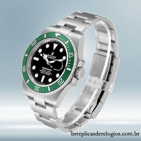 Rolex Submariner masculino 40mm 126610LV Automático Mostrador Verde - Imagem 3