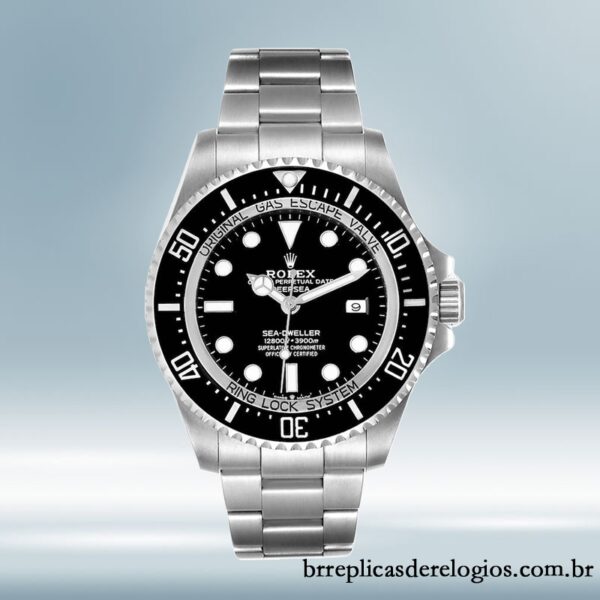 Rolex Sea-Dweller Deepsea 44mm masculino m126660-0001 pulseira de ostra Tom prata - Image 2