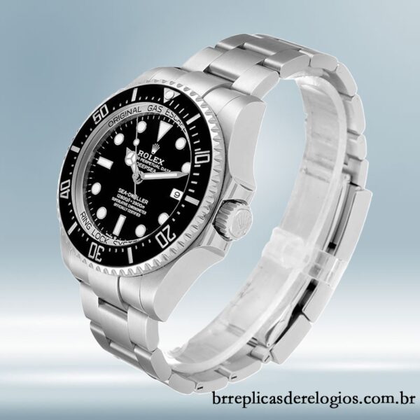Rolex Sea-Dweller Deepsea 44mm masculino m126660-0001 pulseira de ostra Tom prata - Image 3
