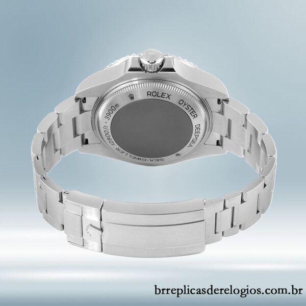 Rolex Sea-Dweller Deepsea 44mm masculino m126660-0001 pulseira de ostra Tom prata - Image 4