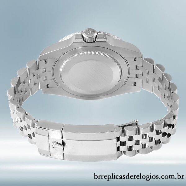 Rolex Gmt Master Ii 40mm masculino m126710blro-0002 Tom prata mostrador preto - Image 4