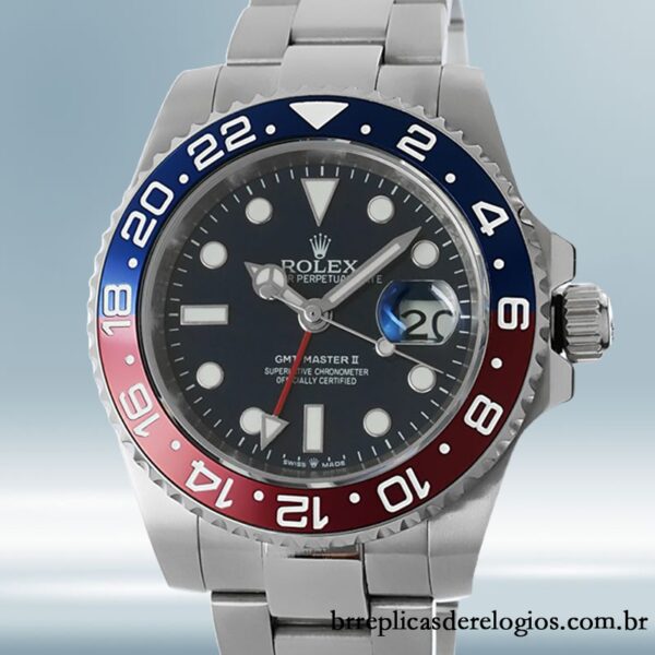 Rolex Gmt Master Ii m126710blro-0002 masculino 40mm Automático