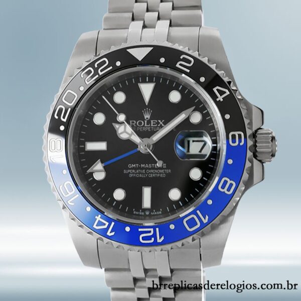 Rolex Gmt Master Ii 40mm masculino m126710blnr-0002 Pulseira do Jubileu